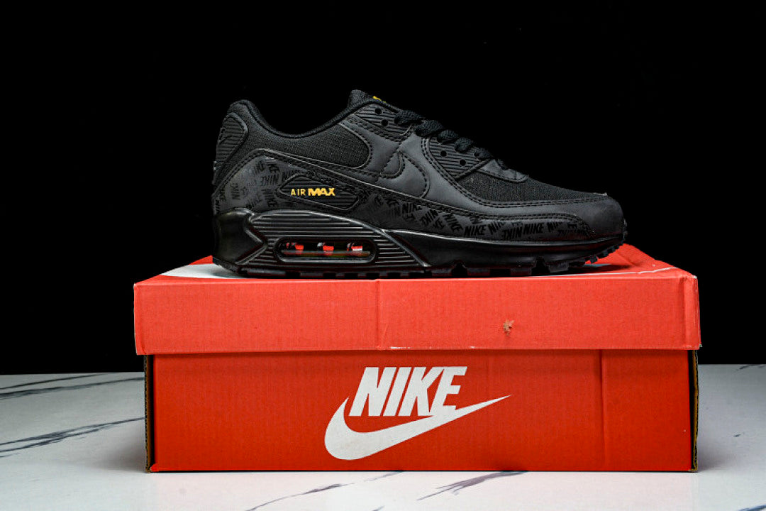 【240】BQ4685 001 AIR MAX 90 BLACK/YELLOW