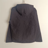 Arsenal Black Hooded Rain Jacket