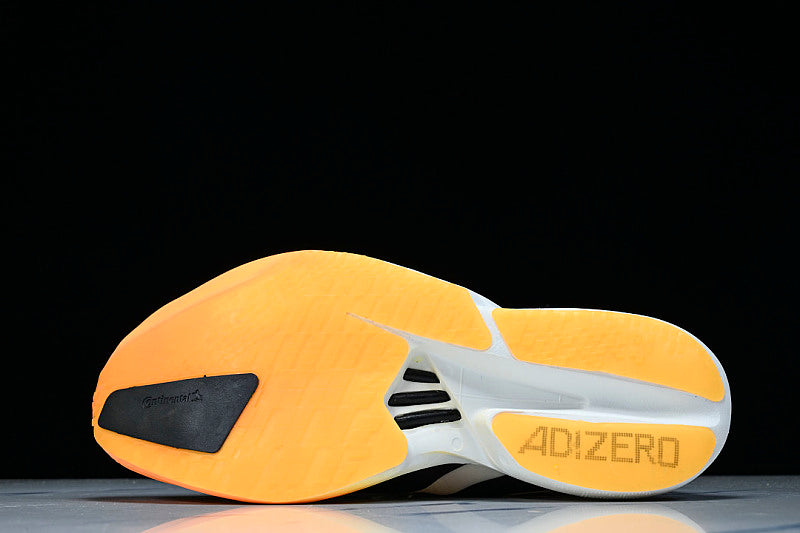 KI4780 ADIZERO ADIOS 4 M LOW-CUT RUNNING SHOES WHITE/ORANGE/BLACK