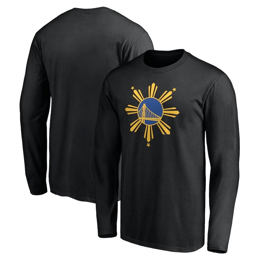 Golden state warriors black/yellow long shirt