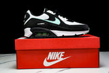 DH4619-100 AIR MAX 90 TRENDY COUPLE LOW TOP AIR CUSHIONED CASUAL WHITE/ICE BLUE/BLACK