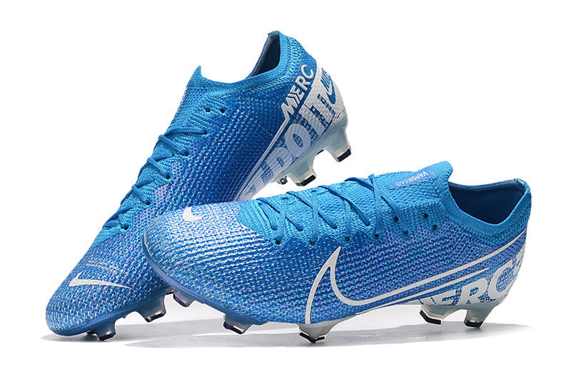 Nike Mercurial 13 High Top Electroplated Waterproof Knitted Surface Flyknit 360FG Studs