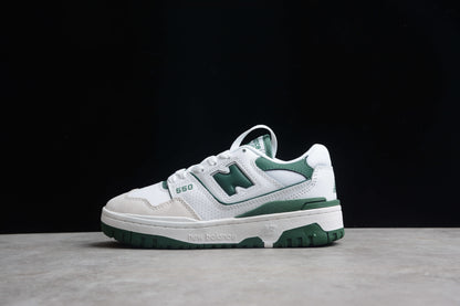 NB 550 green shoes