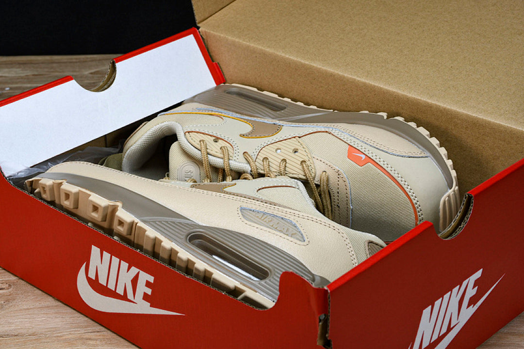 CQ7743 200 AIR MAX 90 SURPLUS DESERT CAMO DESERT CAMO/SAFETY ORANGE/DESERT CAMO