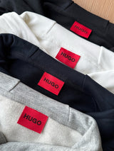 Boss Hugo Printed Cotton Hooded Jacket M3009