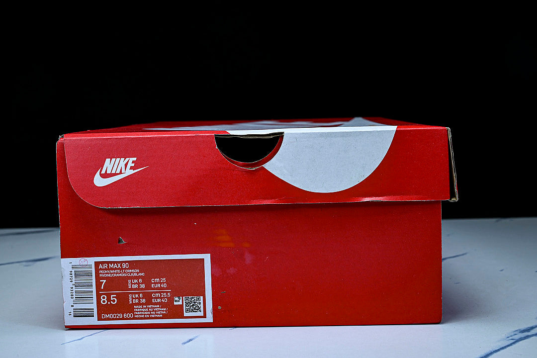 DM0029-600 AIR MAX 90 PEONY/LIGHT CRIMSON/TEAM CRIMSON/WHITE