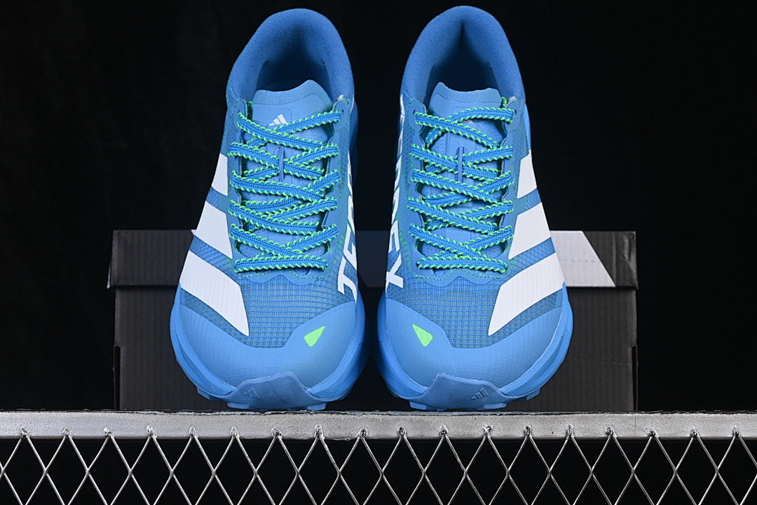 TERREX AGRAVIC SOLE-BOOSTING RUNNING SHOES BLUE/WHITE/BLUE