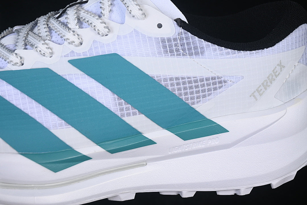 TERREX AGRAVIC SOLE-BOOSTING RUNNING SHOES WHITE/BLUE/WHITE