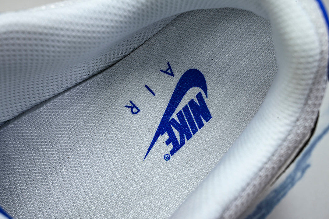 IX4089-121 AIR MAX 90 VINTAGE AIR CUSHION RUNNING SHOES WHITE/BLACK/BLUE