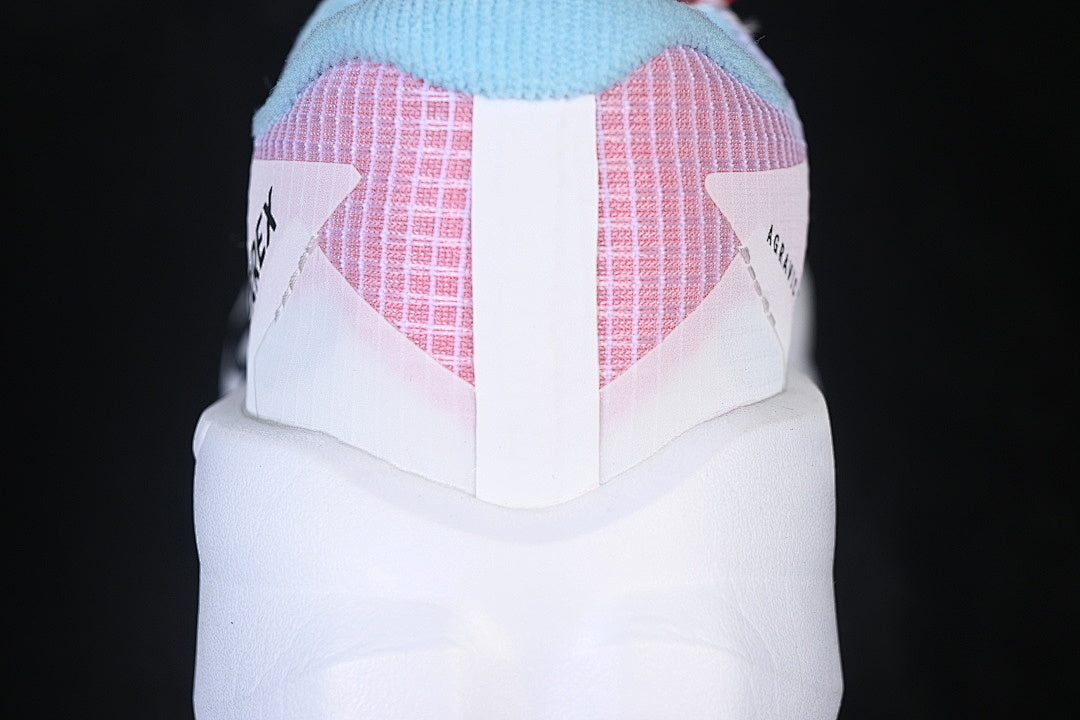 TERREX AGRAVIC SOLE-BOOSTING RUNNING SHOES WHITE/BLACK/PINK