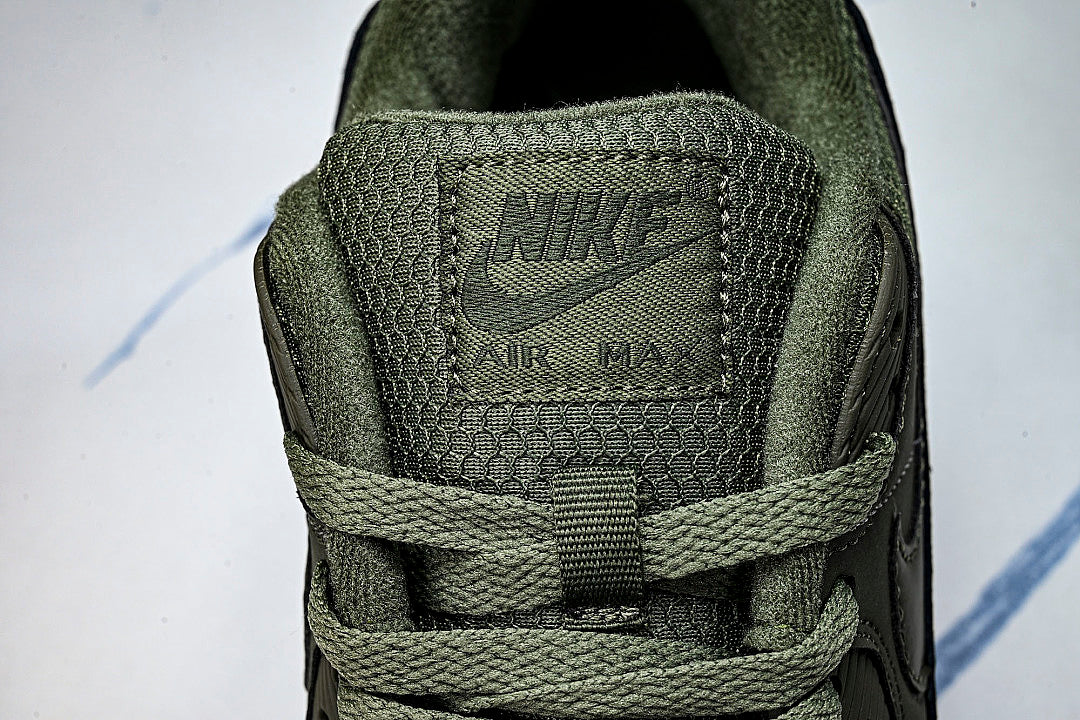 HQ3828-200 AIR MAX 90 RETRO AIR CUSHIONED RUNNING SHOES ARMY GREEN/MATCHA GREEN