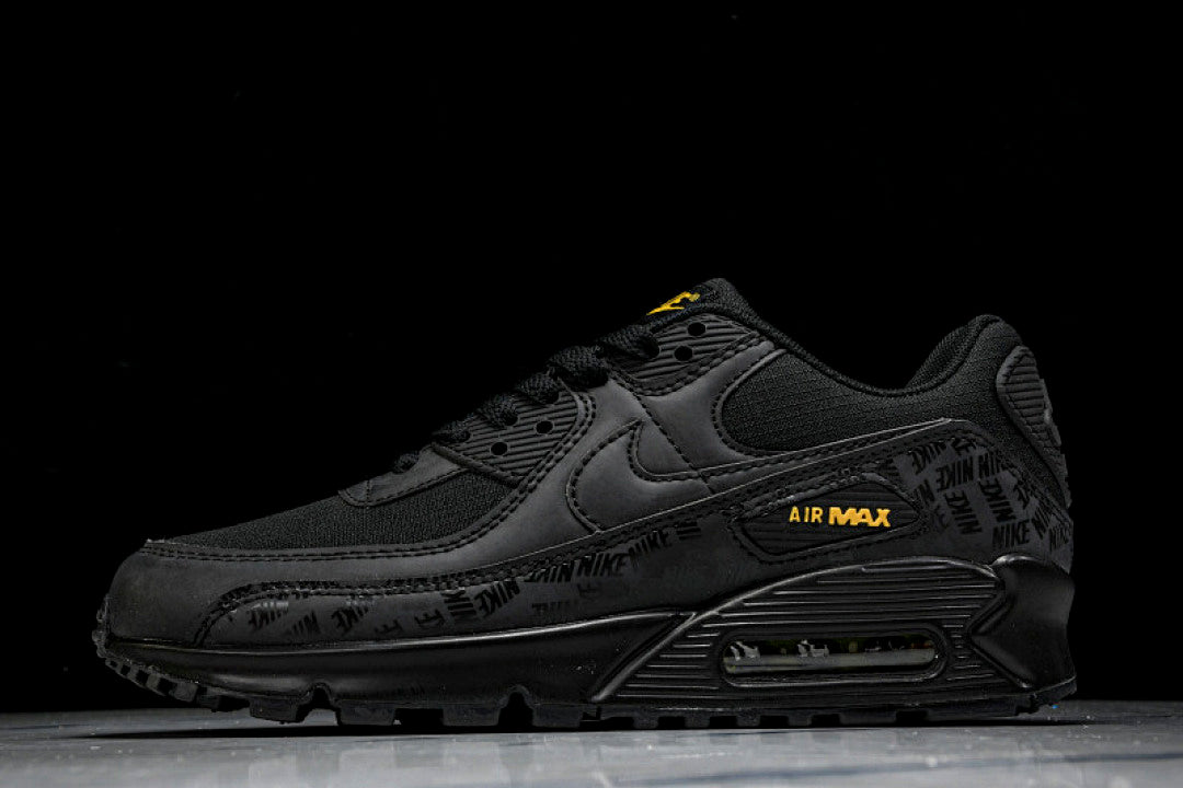 【240】BQ4685 001 AIR MAX 90 BLACK/YELLOW