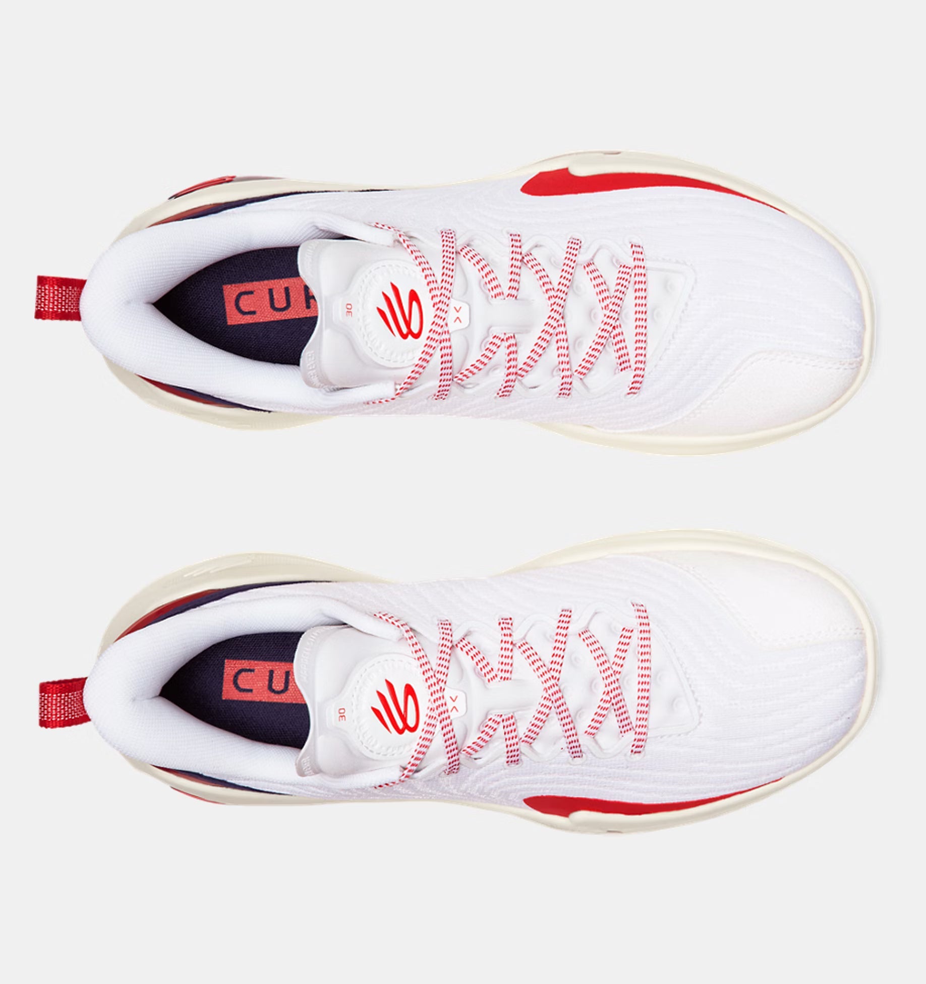 Unisex Curry 12 'USA' Basketball Shoes Midnight White / Midnight Navy / Red - 100