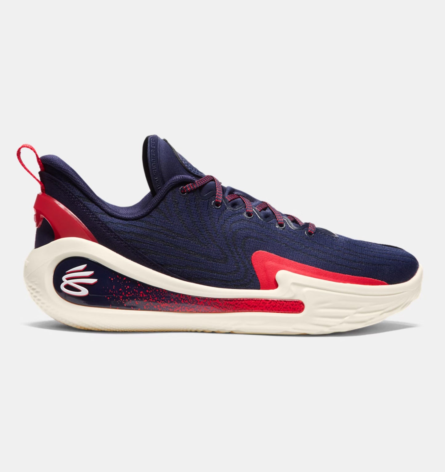 Unisex Curry 12 'USA' Basketball Shoes Midnight Navy / White / Red - 410