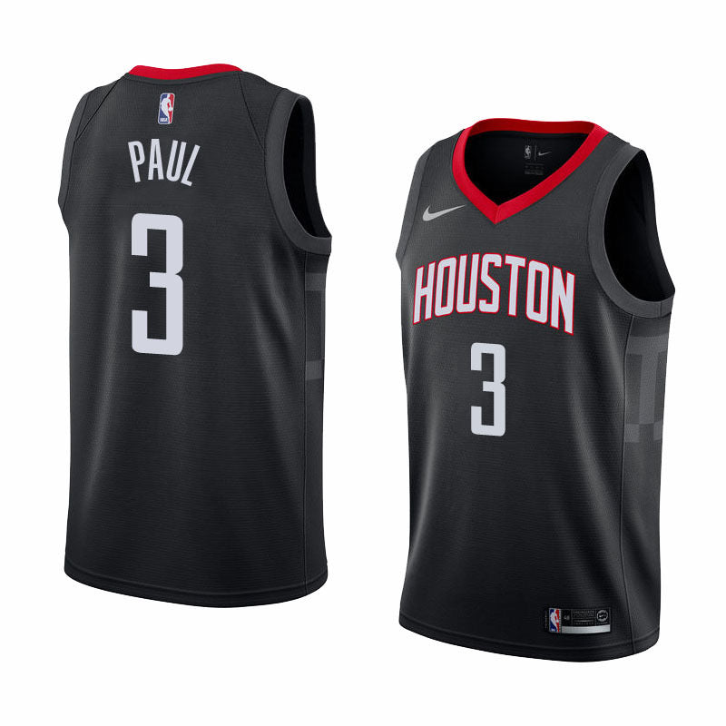 Houston black 3 paul jersey