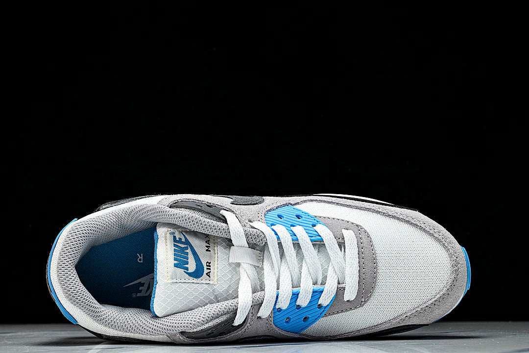 【250】DM0029-019 AIR MAX 90 PLATINUM TINT/IRON GREY/BLUE LIGHTNING