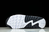 AJ1285-101 AIR MAX 90 RETRO AIR CUSHIONED RUNNING SHOES BLACK/WHITE/LIGHT GRAY/YELLOW