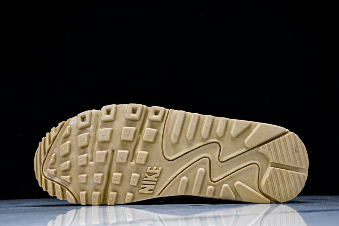 CQ7743-200 AIR MAX 90 TRENDY COUPLE LOW TOP AIR CUSHIONED CASUAL LIGHT WHEAT/BROWN/KHAKI