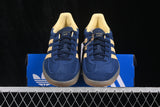 【260】[IH6798]-[GAZELLE INDOOR CASUAL ANTI SLIP BOARD SHOES BLUE/YELLOW]-[WOMAN:35-39]-[MAN:40-46]