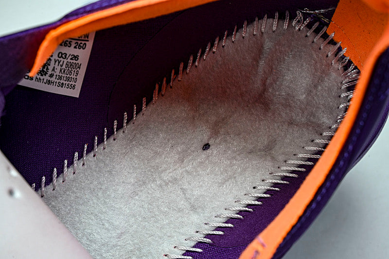 ADIZERO ADIOS 4 M LOW-CUT RUNNING SHOES PURPLE/ORANGE