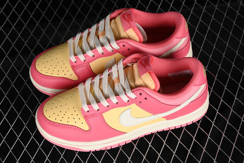 【330】【DH9765-200】-[DUNK LOW GS STRAWBERRY PEACH YELLOW/PINK]-[WOMAN:36-40]