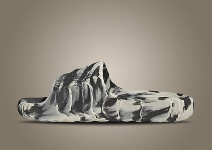 The Adidas Adilette 22 Slide Black Grey