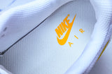 DM0029-119 AIR MAX 90 RETRO AIR CUSHIONED RUNNING SHOES LIGHT GRAY/WHITE/ORANGE