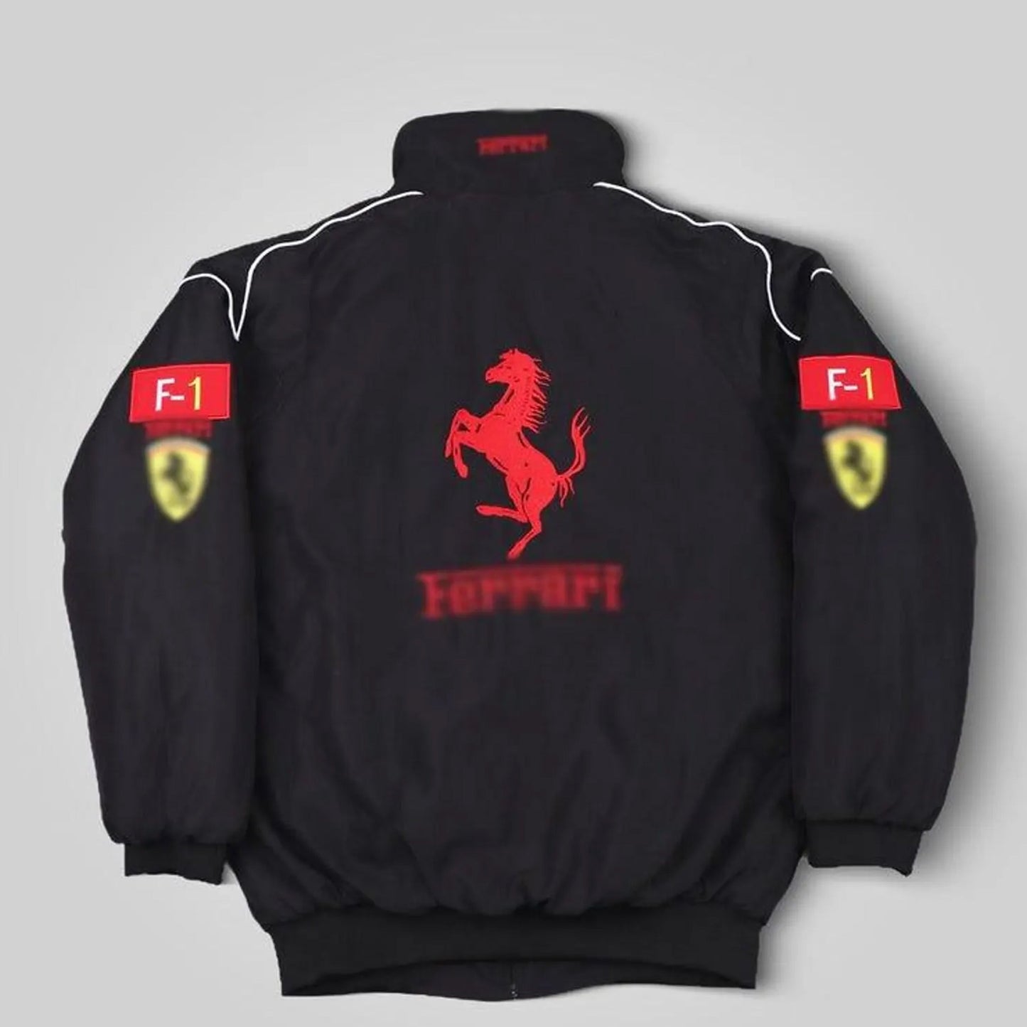 Ferrari Black Bomber Jacket