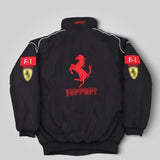 Ferrari Black Bomber Jacket