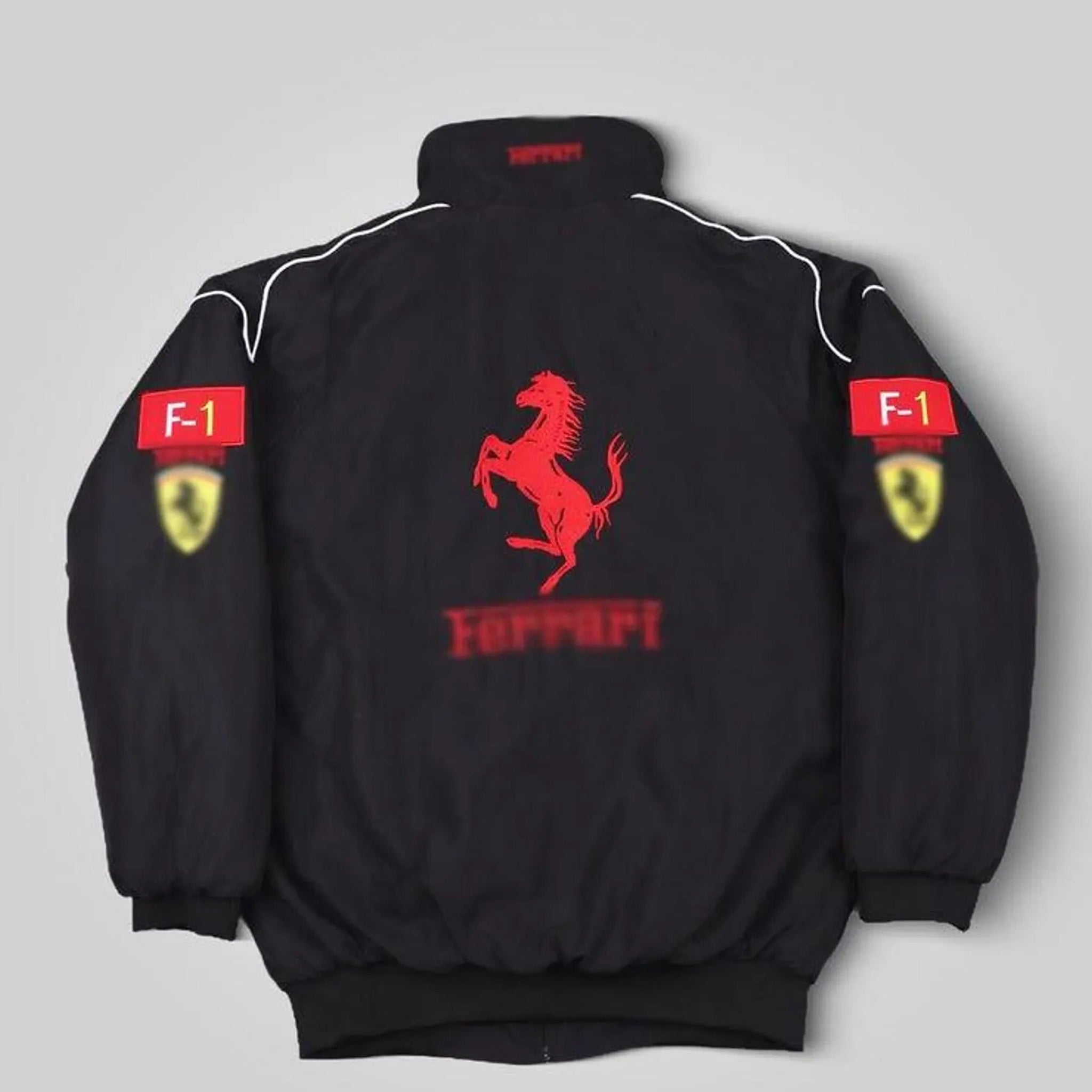 Ferrari Black Bomber Jacket
