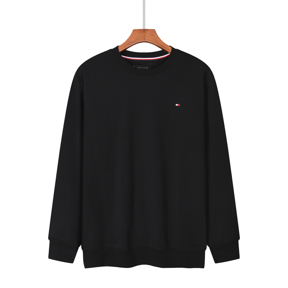 2692#TommyEmbroideryCrew Neck Sweatshirt