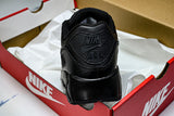 CZ5594-001 AIR MAX 90 LTR CLASSIC SPORTS SHOES FOR MALE AND FEMALE COUPLES BLACK/INKINESS