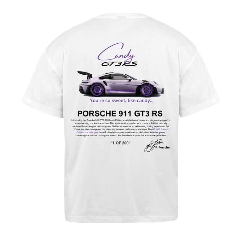 Porsche Candy White T-Shirt