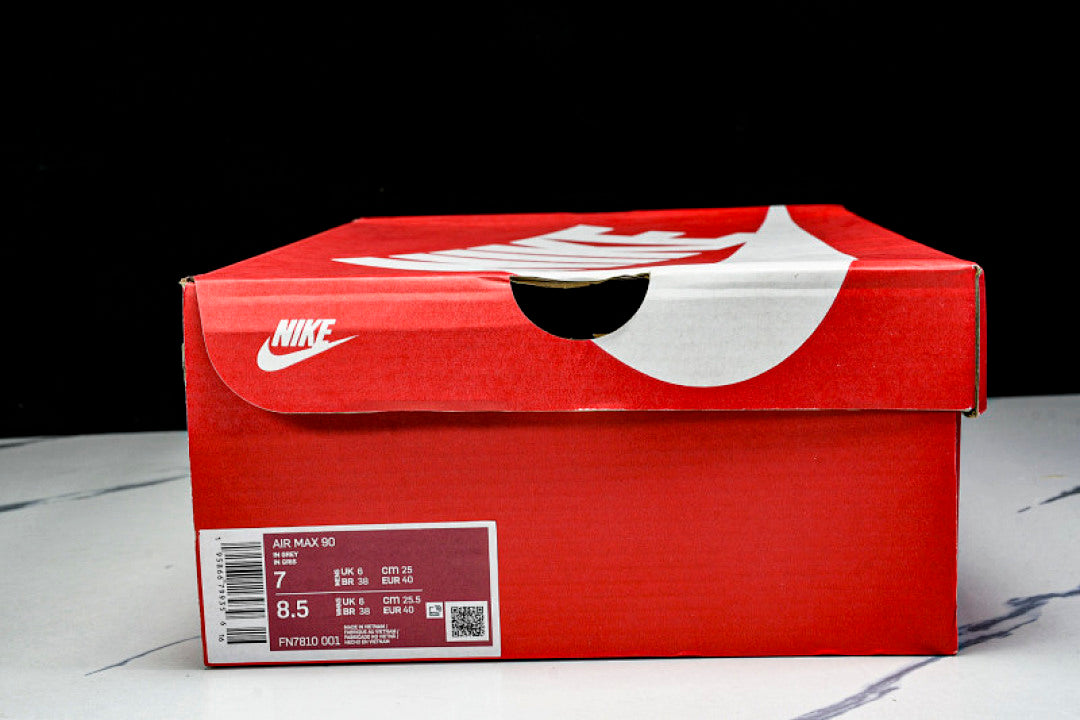 FN7810 001 AIR MAX 90 BLACK/GREY/ORANGE