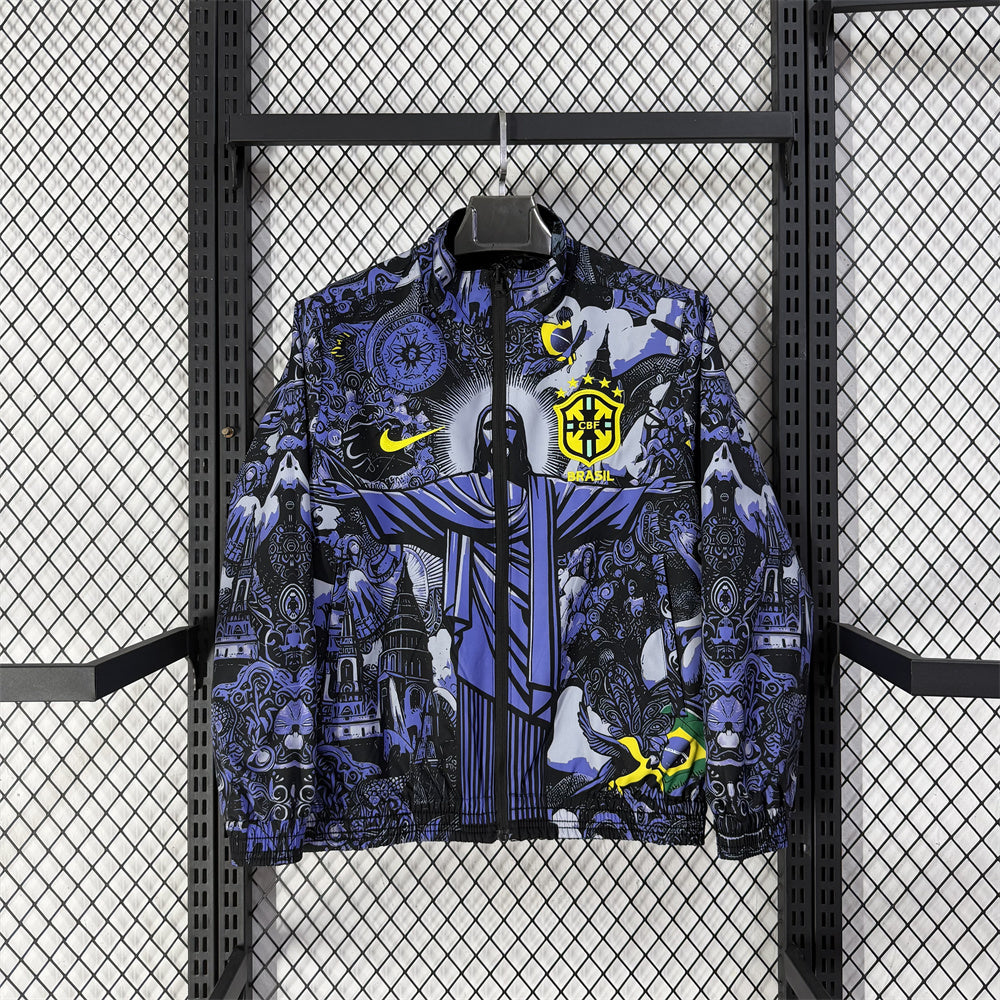 Brazil Jesus Edition Reversible Windbreaker