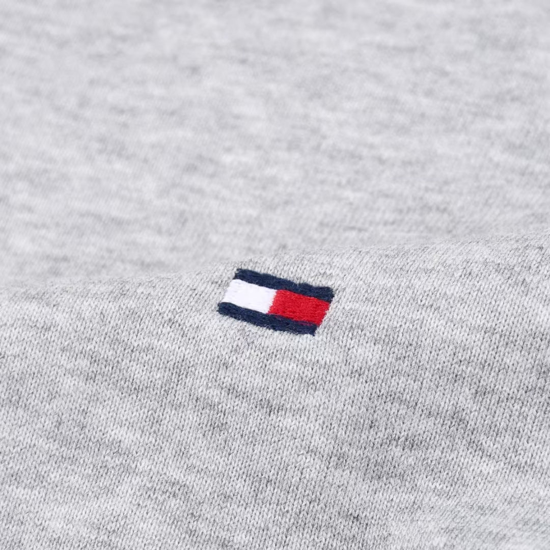 2692#TommyEmbroideryCrew Neck Sweatshirt