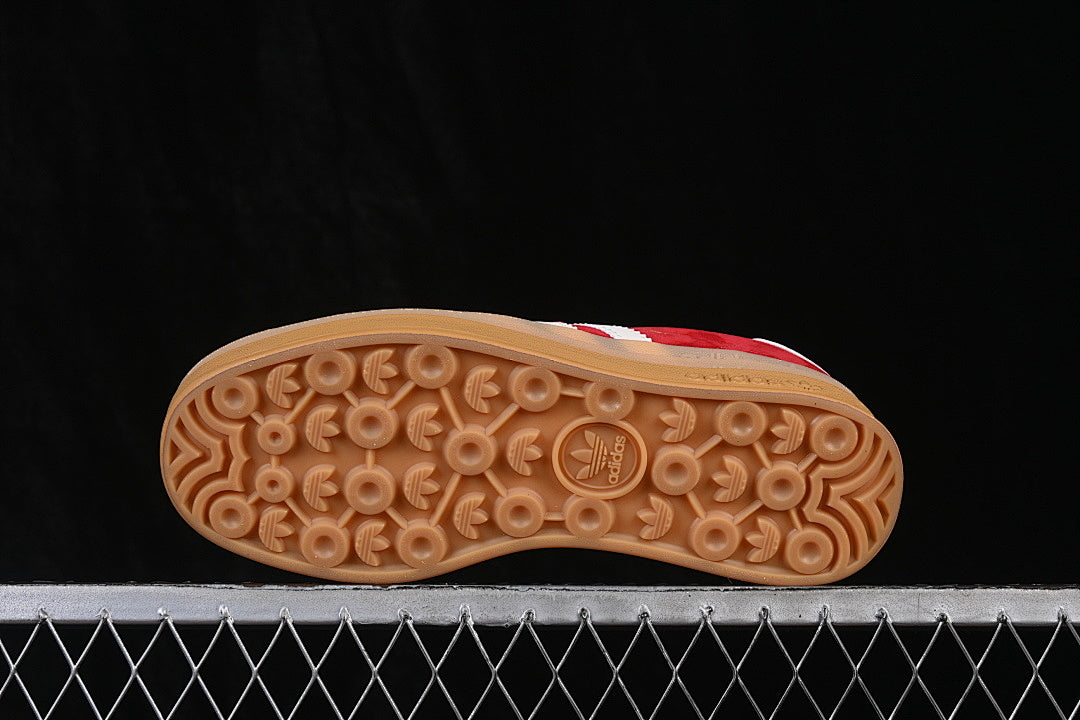 ORIGINALS GAZELLE BOLD CASUAL SNEAKERS RED/WHITE/BROWN