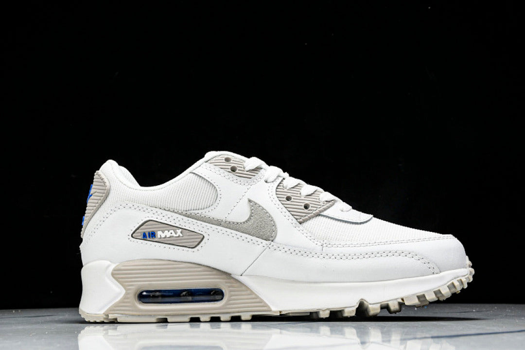 FZ7186 100 AIR MAX 90 WHITE/GREY/BLUE