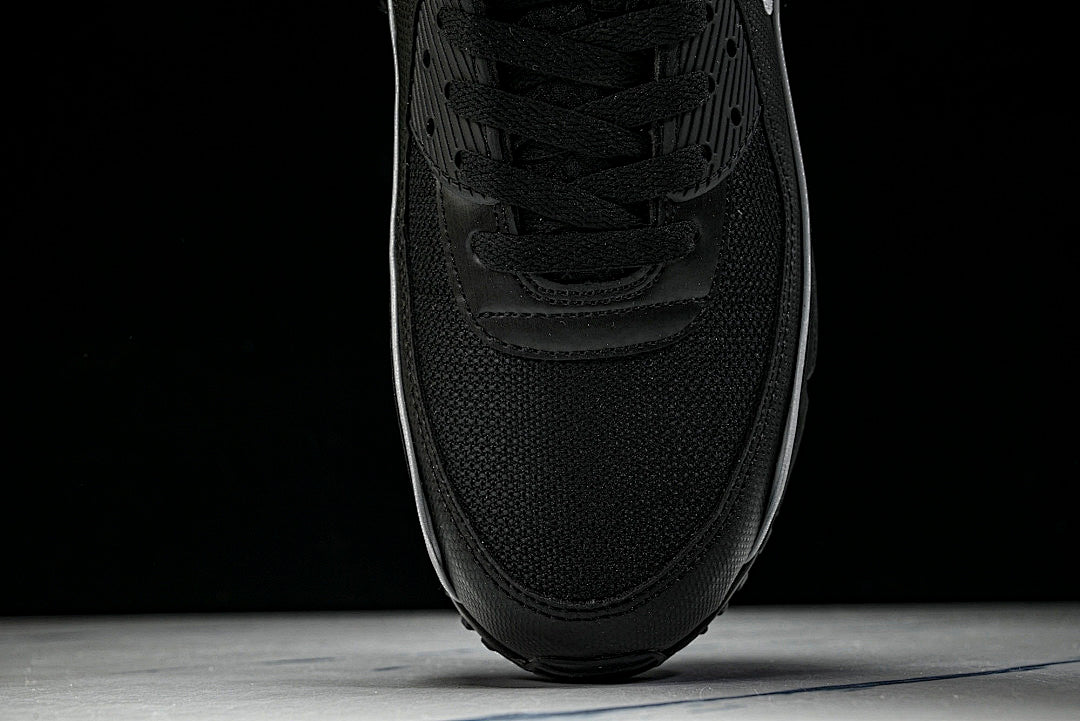 HV4517-002 AIR MAX 90 LTR CLASSIC MEN'S SPORTS SHOES BLACK/LIGHT GRAY