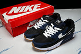 FB9658-400 AIR MAX 90 MIDNIGHT NAVY/BLACK/GUM MEDIUM BROWN/WHITE