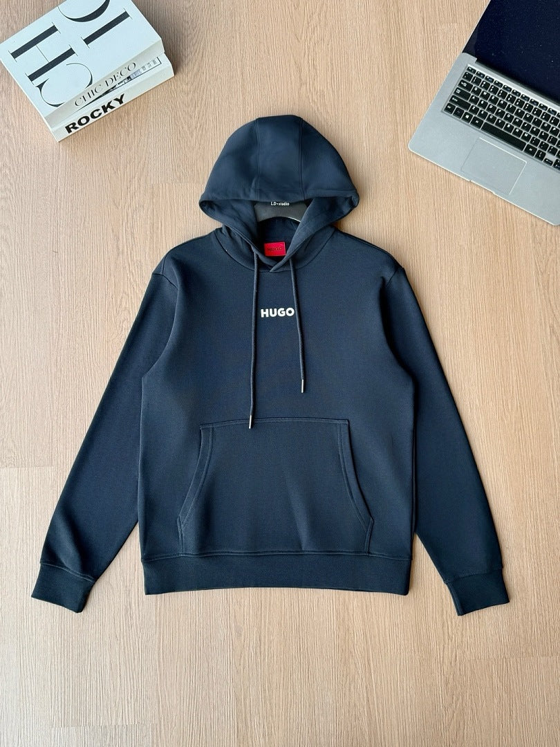 Boss Hugo Printed Cotton Hooded Jacket M3009