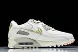 AJ1285-018 AIR MAX 90 TRENDY COUPLE LOW TOP AIR CUSHIONED CASUAL WHITE/LIGHT GRAY/BEIGE