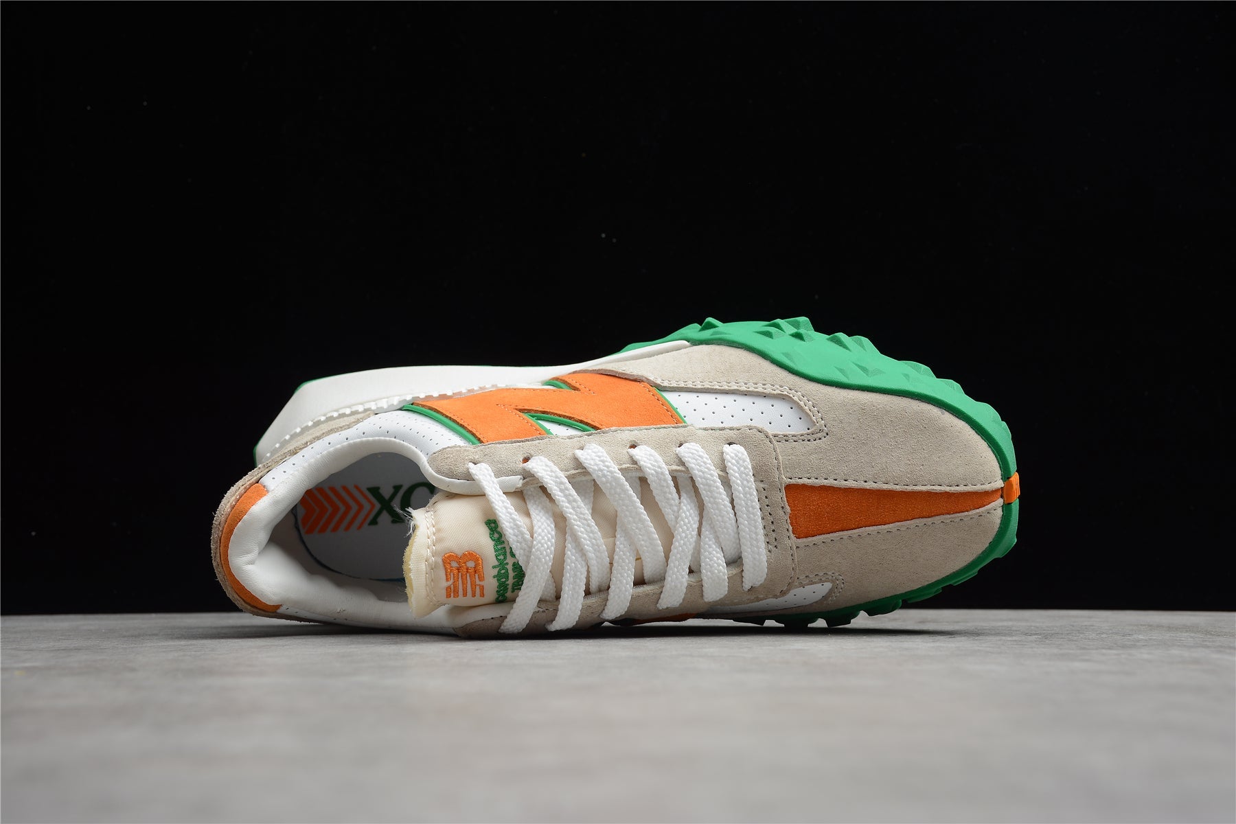 New Balance New Balance UXC72 series retro pioneer gray white orange green base