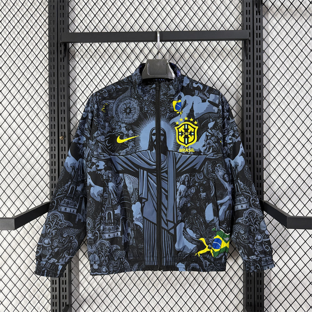 Brazil Jesus Edition Reversible Windbreaker