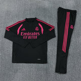 26-27 Season Real Madrid Red-Black Color Football Sweater Set