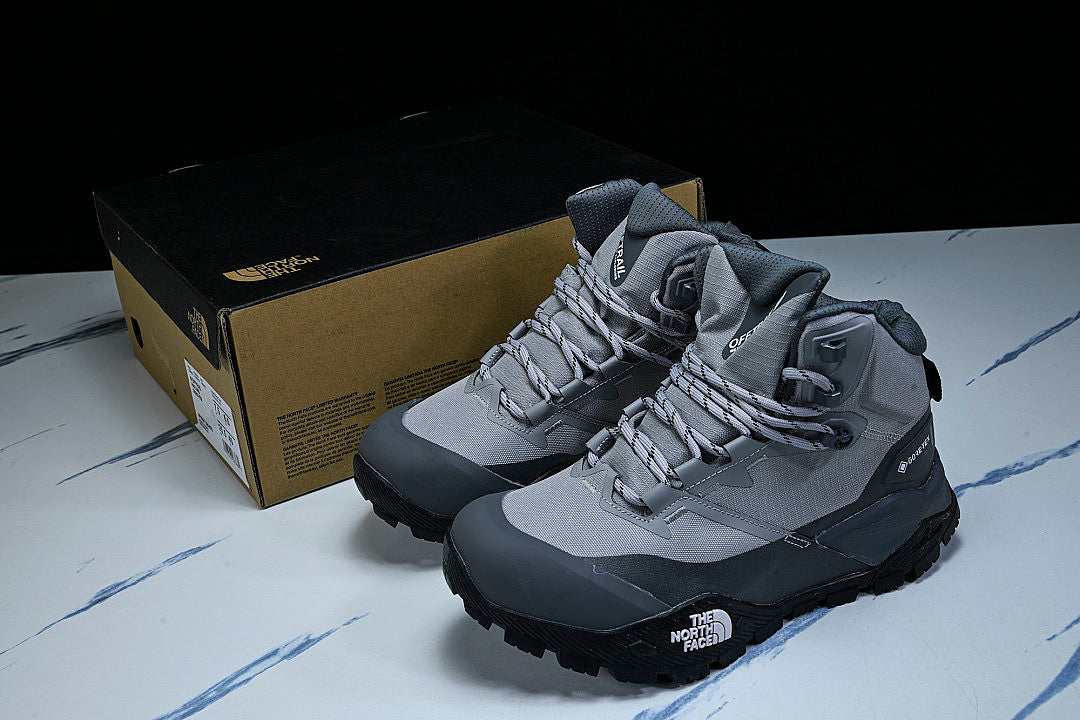 THE NORTH FACE SUMMIT OFFTRAIL GORETEX MEN'S HIKING SHOES LIGHT GRAY/GREY
