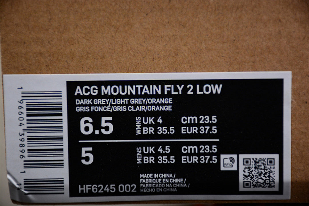 ACG MOUNTAIN FLY 2 WHITE/GREY/BLACK/ORANGE