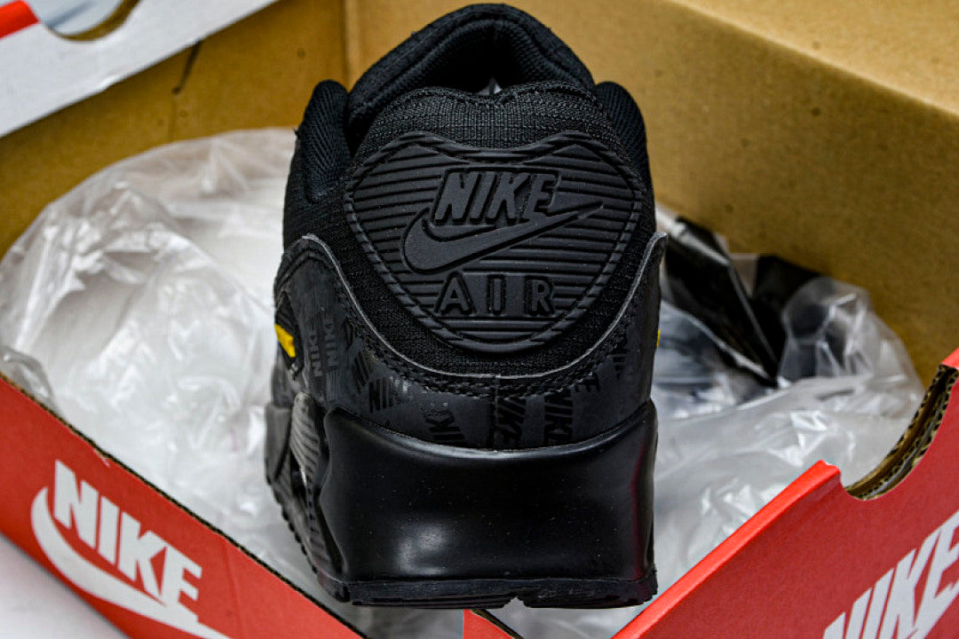【240】BQ4685 001 AIR MAX 90 BLACK/YELLOW