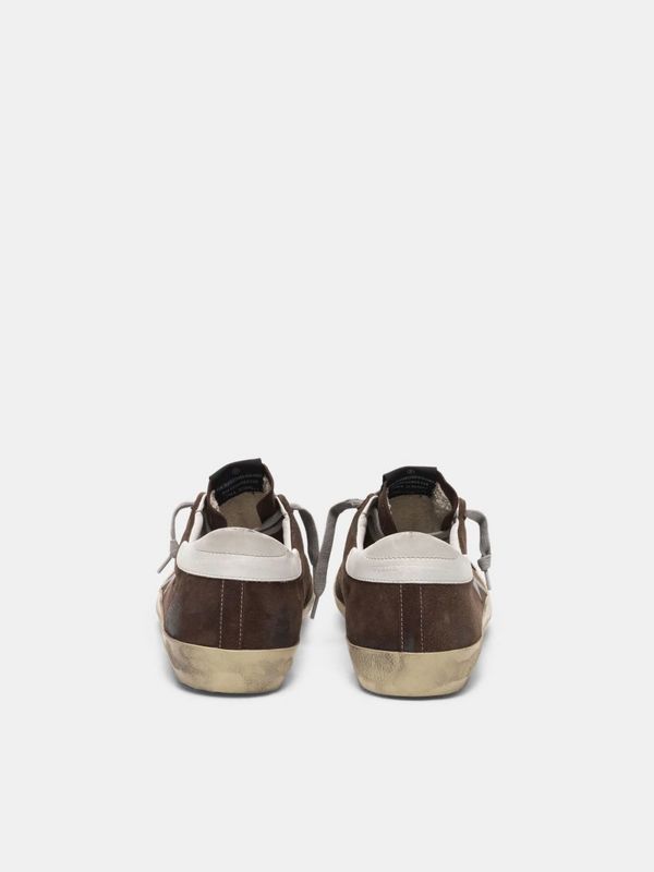 golden goose Super-Star sneakers in suede with silver star