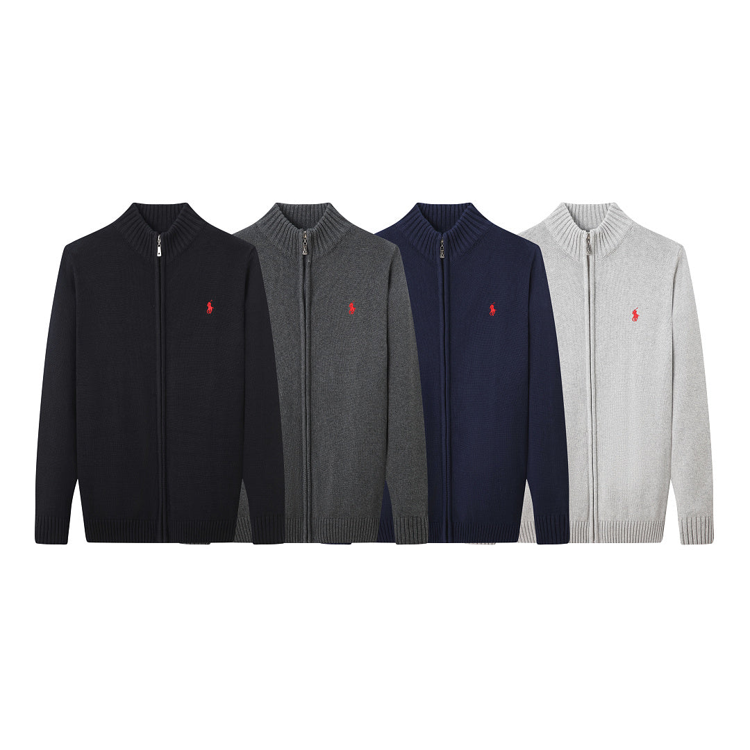 Polo Thick Full-Zip Cardigan 6118
